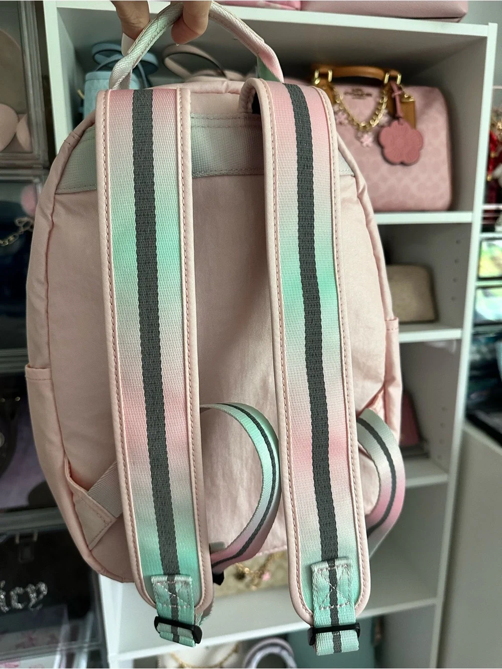 Kipling Seoul S Pastel Pink School Backpack